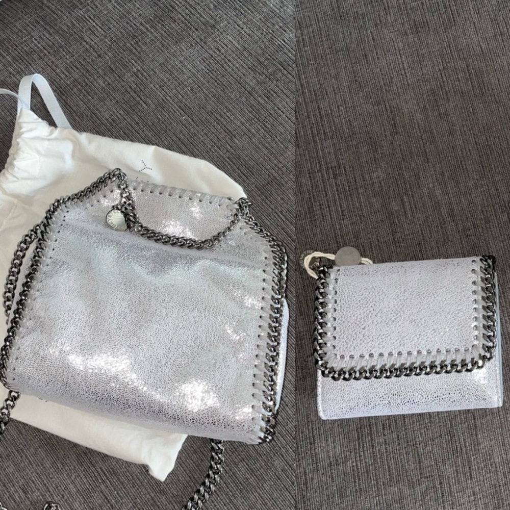AUTHENTIC Stella McCartney TINY Falabella bag & Authentic matching wallet